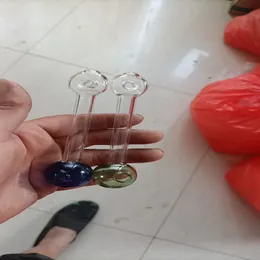 5 pezzi di vetro colorato bruciatore a nafta tubo narghilè cucchiaio Pyrex fieno ciotola di olio tubi mano per accessori per fumatori strumento di tabacco