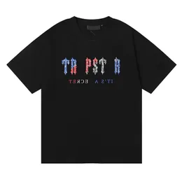 мужская футболка Trapstar Shirt дизайнерская рубашка из чистого хлопка с классическим буквенным принтом для комфортной и дышащей пары, подходящая для пар с короткими рукавами s-5xl 23