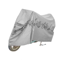 Nowa pokrycie motocyklowe Peva Universal Weather Premium Waterproof Waterproof Sun Ochrona Ochrona Outdorem Trwała dla moto rowerowego elektrycznego