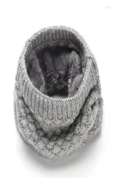 Bufandas Mujer Cálido Cachemira Tubo Bufanda Niños Punto Capucha Cuello Chales Envolturas Hombres Mujeres Invierno Lana Collar Warmer1950483