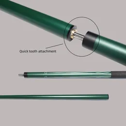 Biljardtecken 1 st 100%glasfiber kolfiber pool cue 129mm 12 split stick material professionell avsmalning k 231208