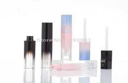 10 30st Gradient Pink Black Empty Lip Gloss Tube Lips Bottle Brush Container Mini Refillable Lipgloss Bottles Beauty Tool259K4908359