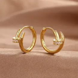 classics Charm letter C nail earrings Titanium steel designer for women stud luxury jewlery hoop woman girl gold wholesale not fade