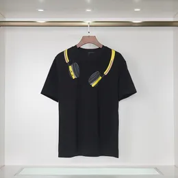 남자 Tshirt fendin 슬라이드 디자이너 Tshirt New F 가족 Double Yarn Cotton 남자 티셔츠 패션 연극 애니메이션 티셔츠 의류 S-2XL 패션 짧은 슬리브 레이스 드레스 84