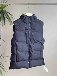 Parkas pour hommes 2023 automne et hiver extérieur fonctionnel coupe-vent à capuche en coton gilet de haute qualité épaissi chaud en coton gilet pour hommes et femmesL231209