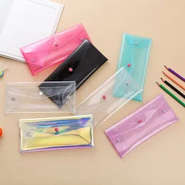 Şeffaf Lazer Kozmetik Çanta Makyaj Kılıfı Fırça Kalem Çantası Torbası Sevimli Öğrenci Kılıf Kılıfı Lazer Kalem Kılıfları Okul Çantaları Kızlar
