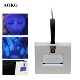 Dispositivi per la cura del viso Analizzatore UV AOKO Lampada per legno Test cutaneo Esame diagnostico Analisi ingrandimento Macchina utensile 231208