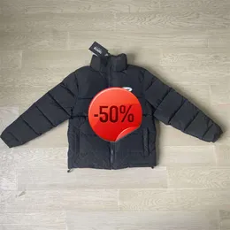 24SS sconto 40 di sconto ~ Piumino da uomo Trapstar Nuovo caldo da uomo Inverno Casual da uomo Ricamo Capispalla Cappotti Colletto alla coreana Frangivento maschile Giacca leggera