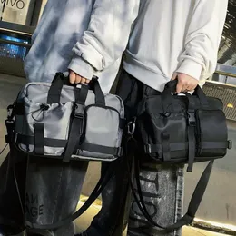 남성 나일론 방수 남성용 가방 좋은 품질 브랜드 패션 어깨 서류 가방 십대 캐주얼 트립