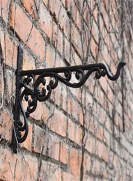 Cast Iron Hanger Wrought Iron Garden Hook Flower Pots Basket Wall Hanger Bracket With Expansion Screw5378745