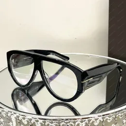 Tom Solglasögon Chunky Plate Frame Clear Lenses Overdimensionerade glasögon FT1044 Män Kvinnor Ford Designer Solglasögon Classic Original Box