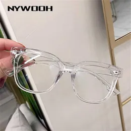 Mode Sonnenbrillen Rahmen NYWOOH Optische Brillen Blaulicht Blockierende Brillen Rahmen Vision Care Computer Brillen Transparent215a