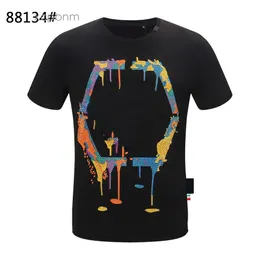 Designer Uomo Plain Pleins PLEIN T-shirt Camicie Skull designer Phillip BEAR 2023 Designer Philipps Diamond PP T Shirt Manica corta Dollaro Orso bruno Marca