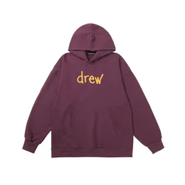 Women's Hoodies Sweatshirts High Quality Checked Drew Smiling Face Bieber Same Loose Fog Fashion Brand Leisure Spring and Autumn New Hoodie