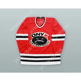 Custom 00 Red onyx bacdafucup Sticky Fingaz Hockey Jersey New Top Sched S-M-L-xl-xxl-3xl-4xl-5xl-6xl