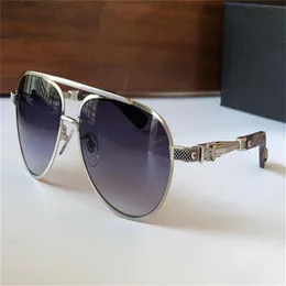 Модные дизайнерские солнцезащитные очки BLADE HUMMER II в металлической оправе в стиле ретро-пилот, простой и щедрый стиль, защитные очки высшего качества с защитой uv400273y