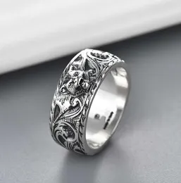 Кольца-кольца. Роскошный дизайн. Властное кольцо с головой тигра. Высокое качество. Кольца из посеребренного материала 925. Модные ювелирные изделия8813383.