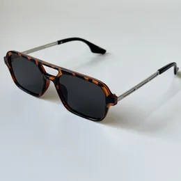 Neue koreanische Version der männlichen Pilotenbrille, Retro-Doppelstrahl-Sonnenbrille PF