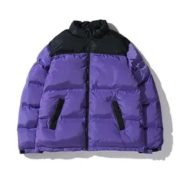 Mens Down Parka Outwear Jacket 자수 부부 거리 따뜻한 간단한 겨울 패션 야외 면화 패딩 코트 2 조각 10% Dicount C