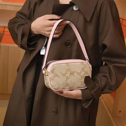 Мода 23SS Женские сумки для мессенджеров сумочка сумки на плечо грильс печать сцепление с монетой кросс -монета для женской сумки 277K