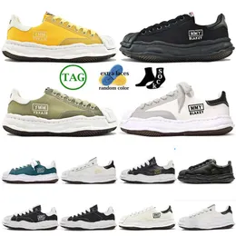 Top Quality AAA tênis Mihara Mason Maison Yasuhiro sapatos Blakey New Sole Couro Canvas Low Toe Cap MMY MiharaYasuhiro Luxo casual Mens Womens Sport Trainers sn