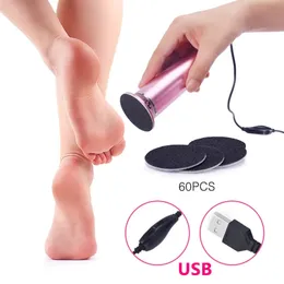 Foot Care Electric Pedicure Tool Files Callus Remover USB Cable Cable File for Feet Dead Skin Peel 231208