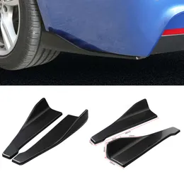Ny universal 48 cm längd bil sidosidan kjol stötfångare spoiler splitter protector repa för audi för BMW E90 för VW Golf 5 6 -tillbehör