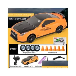 Electric/Rc Car Electric/Rc Car 2.4G Drift Rc 4Wd Toy Remote Control Gtr Model Ae86 Vehicle Racing Toys For Boys Childrens Gift Drop D Dhlwa