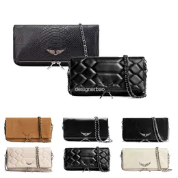 Pochette Rock Swing Your Wings Zadig Voltaire bag womens handbag Shoulder designer tote mens Genuine Leather travel wing chain Luxury gym Crossbody