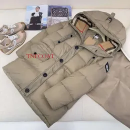 Puffer płaszcz Kobieta Down Jackets 2023 Zimowa moda projektant Parkas Coats Women Classic Stripped Hooded Puff Kurtka niszczycielska 688SS