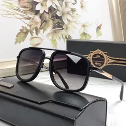 ADITA MACH ONE DRX-20300 дизайнерские солнцезащитные очки dita для женщин, золотые титановые квадратные планки, ТОП, высокое качество, круглый бренд AAAAA, spec249P