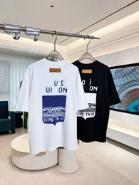 2024 Ny snabba torra mode nya herrt-shirts kort ärm smala män t-shirt unga man färgglada brev tryck toppar skjorta o-hals för manliga pojkar t-shirt s-xxxxxl