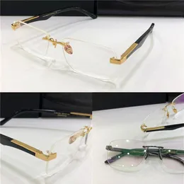 Moda reçetesi gözlükler Artis I rimless çerçeve büyük bacaklar optik gözlükler temiz lens Men262t için basit iş stili