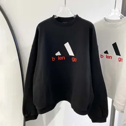 Lös designer huvafri tröja män kvinnor huva löst tröja hoody pullover tröjor blcg löst långärmad jumper herrar kvinnor toppar kläder med tryckning