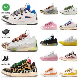 LAVINS DESIGNER LAVIN SCHIE WOMENS AAA+Piattaforma OG di alta qualità in pelle Sneaker casual Sneakers in rilievo bambino nappa nappa a vite intrecciata a doppia tessuto in rete addestratori