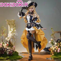Kostiumy anime navia cosplay kostium genshin Impact S3xl Dokidokir Kostium Metal Vision Fontaine Navia Cosplay Peruka plus size 231208
