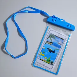 أكياس مقاومة للماء Noctilucent PVC PVC Protctive Pouch Pouch Case Diving Swimming Sports for iPhone 15 Pro 14 13 12 11 Practory Factory