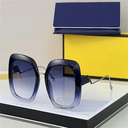 Neue Modedesign-Frauen-Sonnenbrille 0315 Suare-Farbrahmen Metallbeine einfacher Sommerstil Top-Qualität UV400-Schutzbrille285i