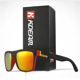 KDEAM 편광 선글라스 남성 클래식 디자인 전액 미러 선글라스와 패션 녀석의 태양 안경 Box322a