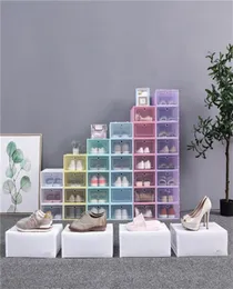 Plastic Shoe Storage Boxes Thickening Dustproof Drawer Shoebox Organizer Stackable Containers Different Size Popular 3 7jd H195341648