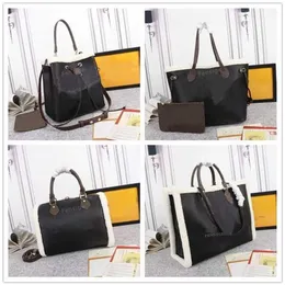 New Fashion designer OnTheGo Teddy totes handbags M55420 Big capacity bags Duplex Printing shopping bags M56963 M56966 M56960 M569282L