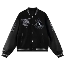 Amirs Designer Coat Top Quality Men's Jackets Fashion Mens Varsity Men Ytterkläder Jacket Män svarta jackor Embrodery Baseball Uniform 18