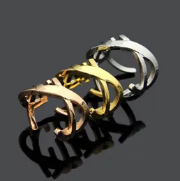 Fashion gold designer ring charm bangle for mens Women Party Wedding Lovers gift engagement jewyelry for Bride with box9356031