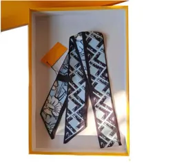 Designer Design Woman039s Scarf Fashion letter Handbag Scarves Neckties Hair bundles 100silk material Wraps6931427