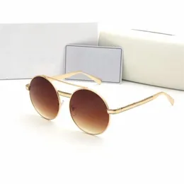 Óculos de sol de designer de estilo clássico de metal 2210 para homens e mulheres com armação decorativa óculos neutros 2020