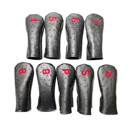 Klub golfowy Numer golfowy nagłówek drewniany dla kierowcy Golf Headcover Protector Golf Cover Noverty Cute Difts