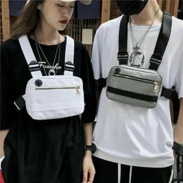 Unisex Fashion Hip Hop Chest Bag Tactical Weste Gurt Brust Pack Trendy Style Rechteck Rig Bags281y
