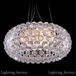 D35 50 65 cm Sospensione moderna Foscarini Caboche Lampada a sospensione in acrilico Luce sudore Ioni lampada a sospensione a sfera in acrilico moderno rustico ligh2890