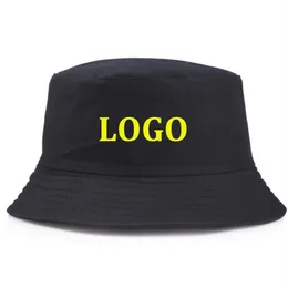 Niestandardowy kapelusz na zewnątrz logo DIY Fisherman Hats Cap Men Men Bawełna Caps 198W