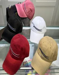 Дизайнерские хлопковые бейсболки Шляпы для женщин и мужчин Повседневная кепка 2022 Новые винтажные мужские женские буквы Дышащая шляпа от солнца Bal2673695